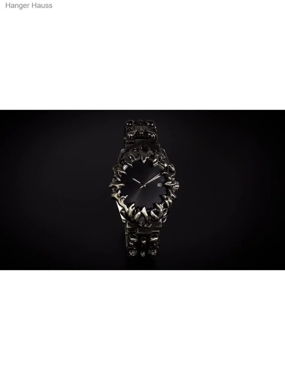 Gothic Steampunk Men's Wrist Watch Stainless Steel Bracelet